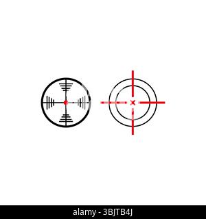 Bullseye icon. Target center symbol. Accuracy point sign. Vector aiming graphic. Stock Vector