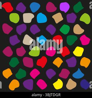 Colorful squares pattern. Bright geometric mosaic. Vector tile design. Rainbow color blocks. Stock Vector