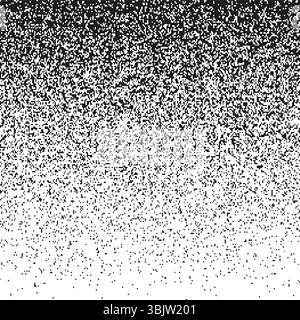 Black white dots. Vertical gradient pattern. Abstract pixel texture. Vector halftone symbol. Stock Vector