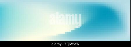 Pixel soft gradient Abstract background with mosaic squares Stock Vector