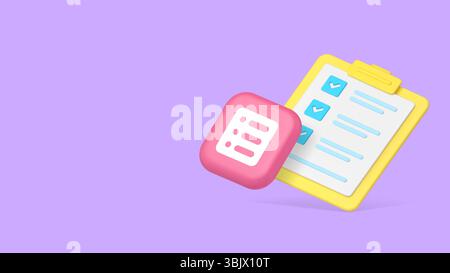 To do list time management planning efficiency and productivity organizing copy space banner. Deadline business goal efficient work organization check Stock Vector