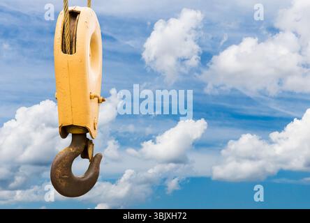 Crane hook Stock Photo