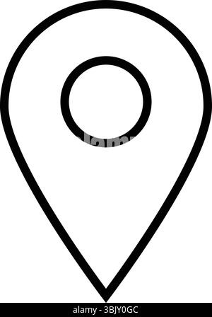Location Pin Icon Stock Vector