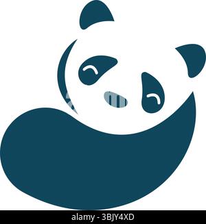 Panda logo icon design template Stock Vector