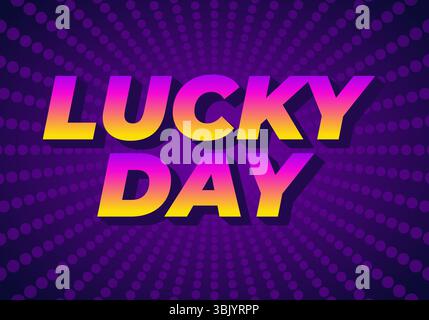 Retro comic style text with vibrant gradient color combination Stock Vector