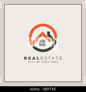 Real Estate Agent Logo Stock Vector