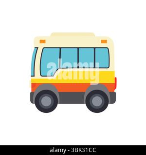 bus emoji symbol sign icon vector illustration Stock Vector
