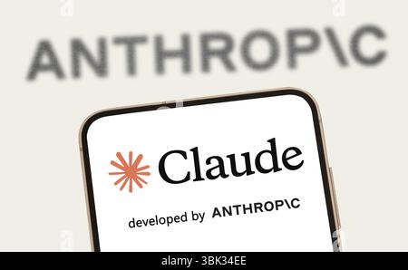 Claude by Anthropic - Next-Gen of Large Language Model LLM Stock Photo