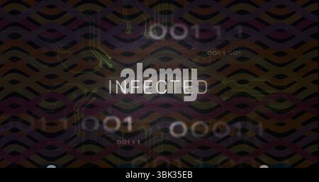 Displaying centered data overlay over hazy skyline, showing two pie ...