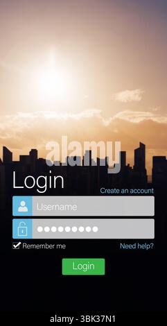 Golden security digital password lock key and coins with with Euro ...