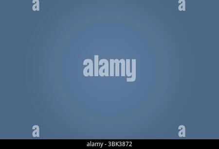 Abstract blue gradient background is creating smooth vignette effect in flat design Stock Photo