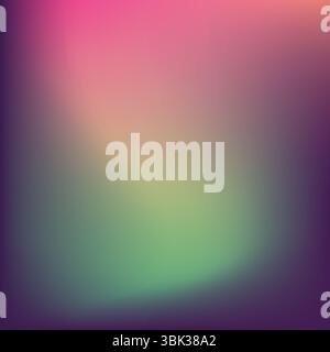 Abstract color gradient is flowing in flat style with purple pink green hues transparent background Stock Photo