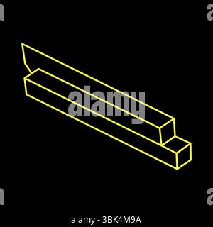 Impossible shapes. Web design elements. Optical illusion objects. Line design.  Stock Vector