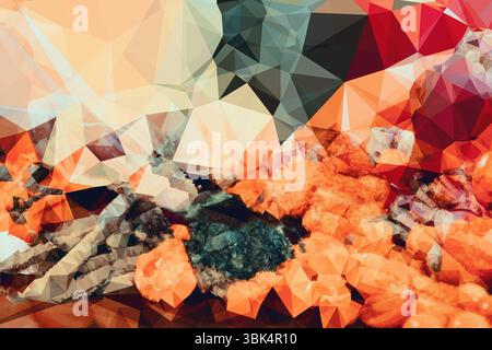 Computer generated image of multi colored background Stock Photo