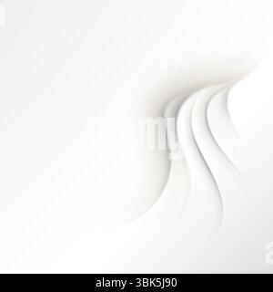 Soft lines on the white background Stock Vector
