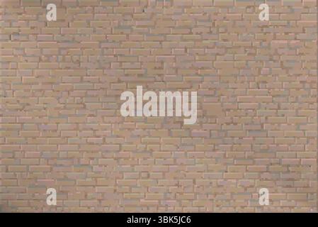 Brick wall as a background with space for your text or image Stock Vector