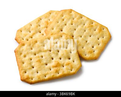 crackers isolated on white background Stock Photo