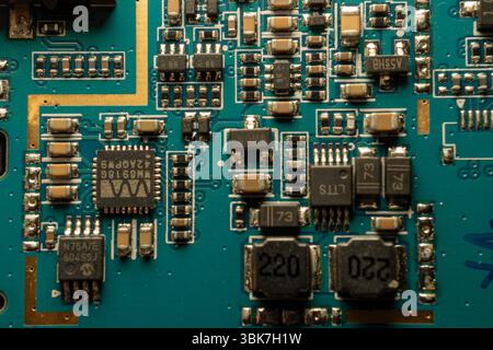 Electronic circuit board Stock Photo