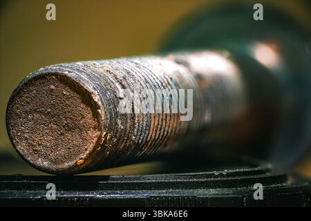 Bolt in macro Stock Photo