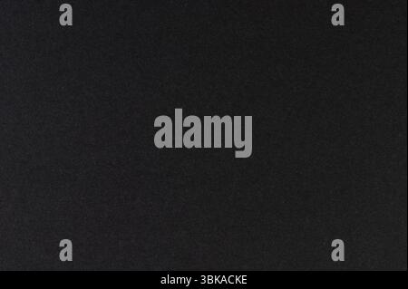 Black matte paper canvas background macro close up view Stock Photo