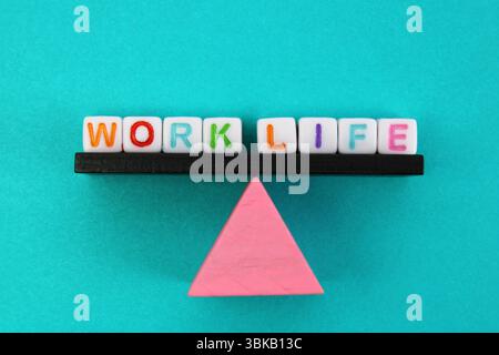 Perfect work and life balance Stock Photo