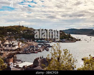 Oban: Gateway to the Isles and Scottish Harbour, Scotland Stock Photo