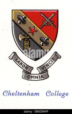 tobacco cheltenham The coat of arms for Cheltenham College which had been founded in 1841. The  school was one of a number of elite schools founded during the reign of  Queen Victoria. From the The 