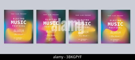 Abstract purple and black gradient background with smooth, flowing waves. Perfect for tech, digital art, posters, or stylish modern design projects. Stock Vector