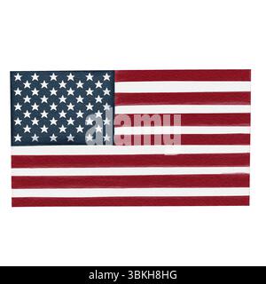 hand drawn flag of the united states illustration Stock Photo - Alamy