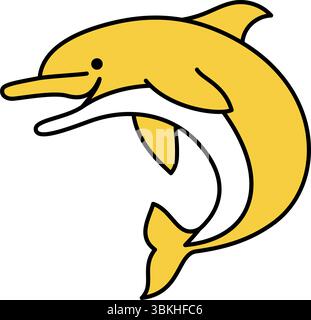 dolphin ocean isometric icon vector illustration Stock Vector Image ...