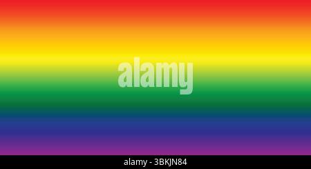 Pride wallpaper with the colors of the minimalist LGBTQ flag. Rainbow striped background on the LGBT Gay Pride wallpaper Stock Vector