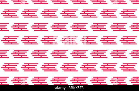 Repetitive Pink and White Arrow Seamless Pattern Vector for Minimal Futuristic Background Designs Stock Vector