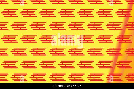 Orange Gradient Seamless Striped Arrow Pattern Vector Design for Bold Tech Surface Graphics Stock Vector