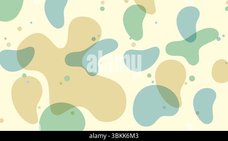 abstract fluid shape vector modern pastel color background Stock Vector
