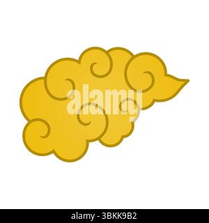 chinese auspicious clouds icon symbol vector illustration Stock Vector