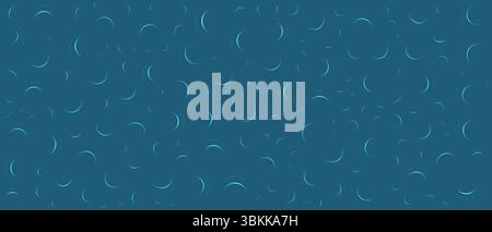 abstract blue background with delicate semicircle pattern Stock Vector