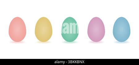 easter eggs colorful design vector illustration Stock Vector