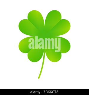 green clover leaf design vector illustration Stock Vector