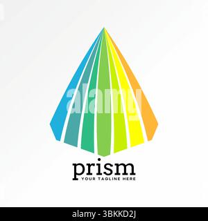 Logo design graphic concept creative premium vector stock image top sell 5 swoosh monument symbol structure landscape tower association property mason Stock Vector