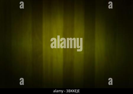 Textured panel is glowing softly with muted green and yellow vertical stripes in flat design Stock Photo