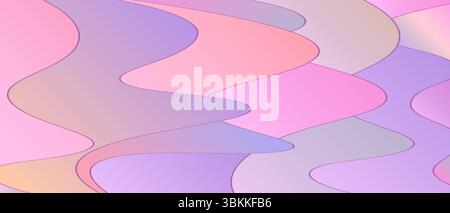 vector background with a fluid and airy composition Stock Vector