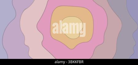 artistic expression with captivating vector background, blending flowing shapes and a harmonious color palette for a truly mesmerizing visual experien Stock Vector