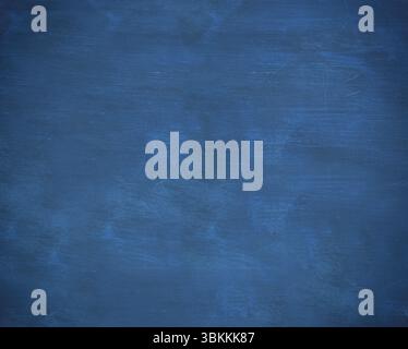 Blue textured surface is showing subtle brush lines and faint scuff marks in close-up flat design Stock Photo
