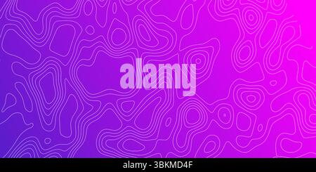 Contemporary abstract design with flowing lines and vibrant color gradient in digital art Stock Vector