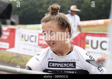 ARNHEM - Laura Smulders during the 12th edition of the BMX World Cup on June 22, 2025 in Arnhem. ANP BART STOUTJESDIJK Stock Photo