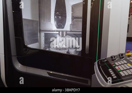 5-axial multi-purpose current machine. Industry Stock Photo