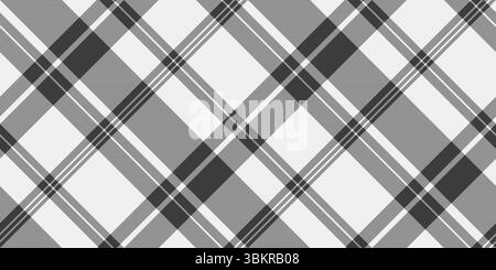 Elegant grayscale plaid pattern.  Perfect for textile design, website backgrounds, or stationery.  Clean lines and subtle texture create a sophisticat Stock Vector