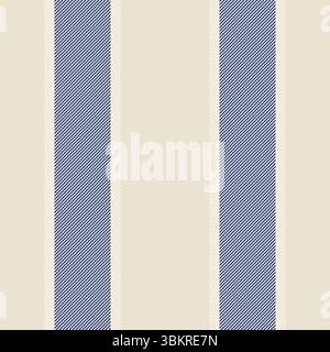 Household background fabric stripe, full seamless pattern vector. Gentle vertical textile lines texture in light and blue colors palette. Stock Vector