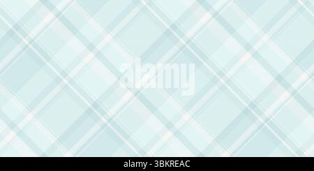 Soft, cooltoned plaid background. Translucent intersecting lines create a calming, modern feel. Ideal for backgrounds, textures, or subtle design elem Stock Vector