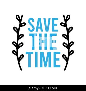 Save the Time Stock Vector